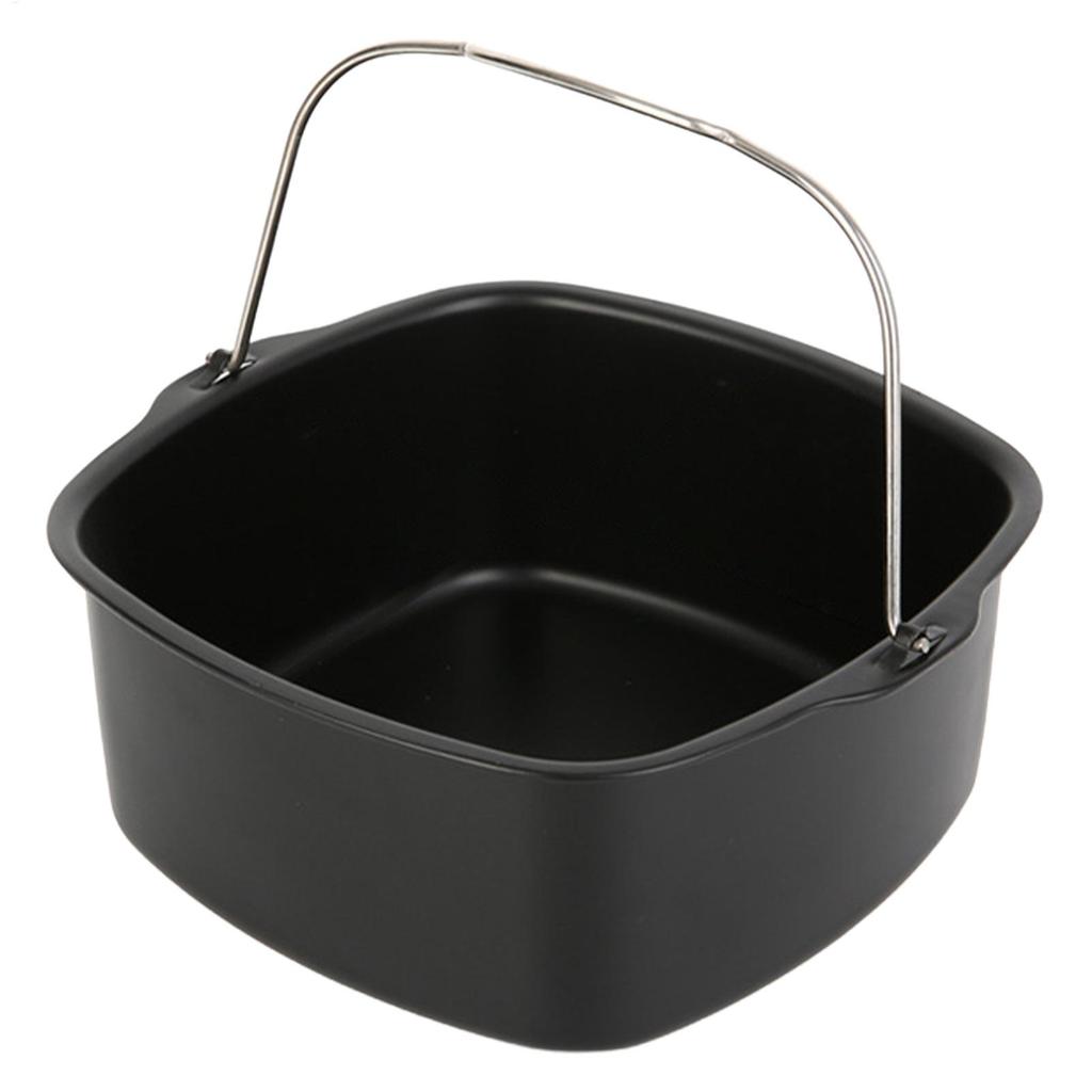 Barattolo per Torta da 7/8 Pollici per Friggitrice ad Aria Stampo per Torta Teglia da Forno Cestello Cestello da Forno in Acciaio Alluminio per Friggitrice ad Aria Accessorio Airfryer