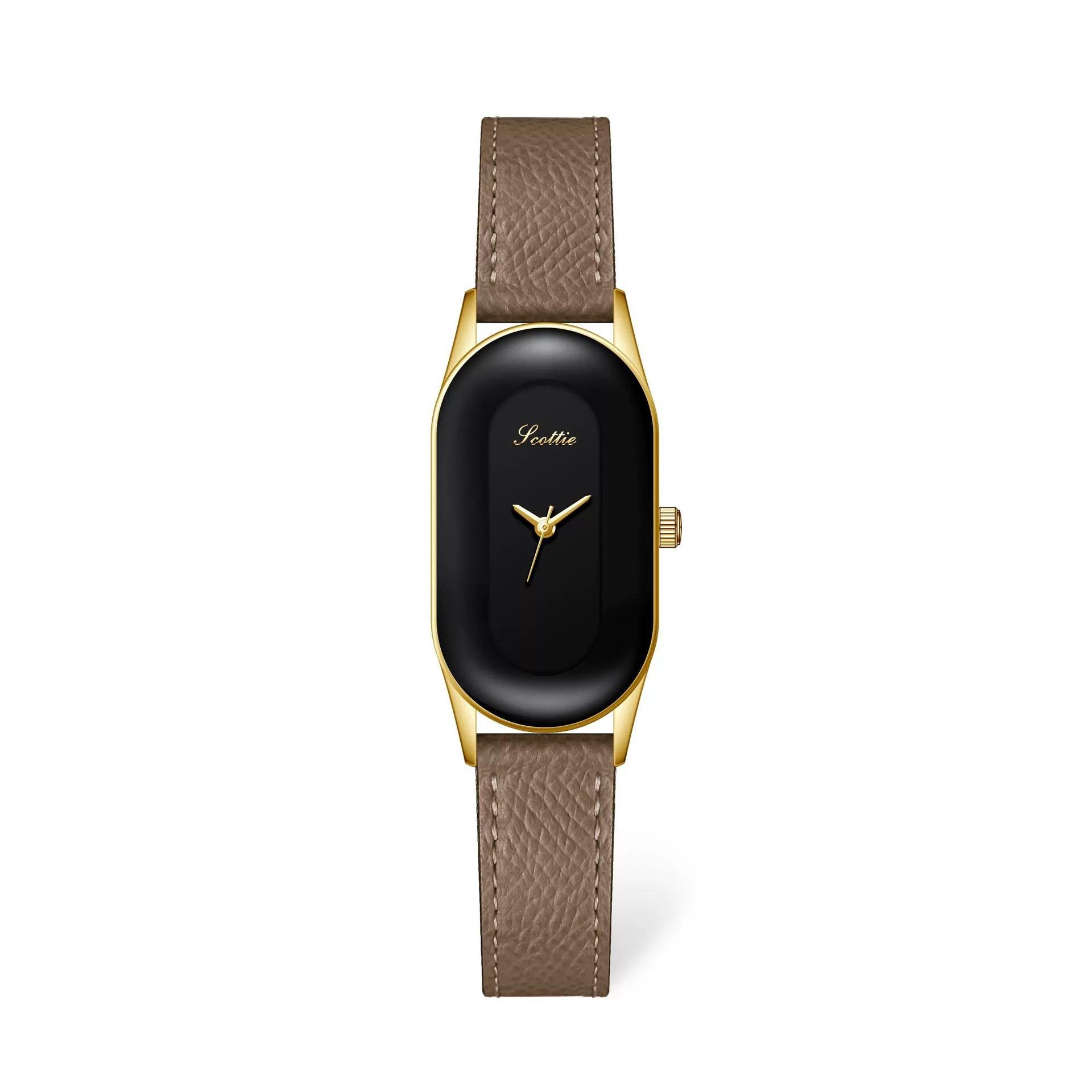 9748 Fashion Long Oval Belt Women S Watch Steel Belt Watch