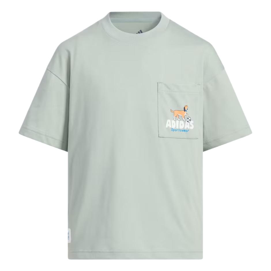 Adidas Kids T Shirts Crew Neck KS8216 A152