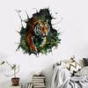 Fierce Tiger Wall Stickers for Kids Room Kindergarten Wall Decoration Removable Easy To Apply