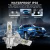 2Pcs 9003 H4 LED Headlight Bulbs High and Low Beam Canbus Fanless Head Light for Car Motorcycle Super Bright Automotive Headlamp Plug&Play 6000K White
