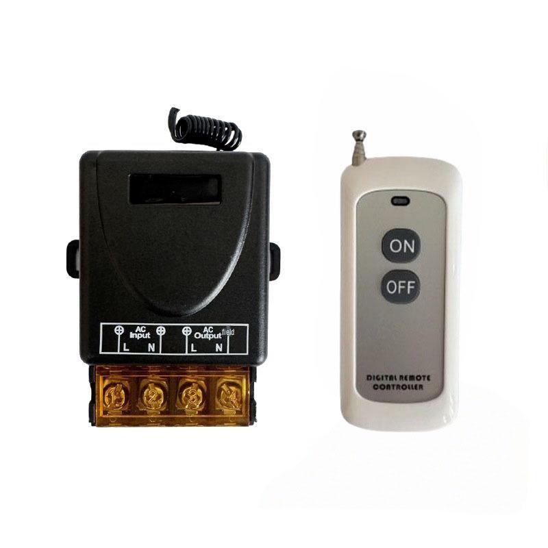 High Power 220V Wireless Remote Control Switch for Water Pumps, Irrigation, Fans, Smoke Extractors, and Sprayers.