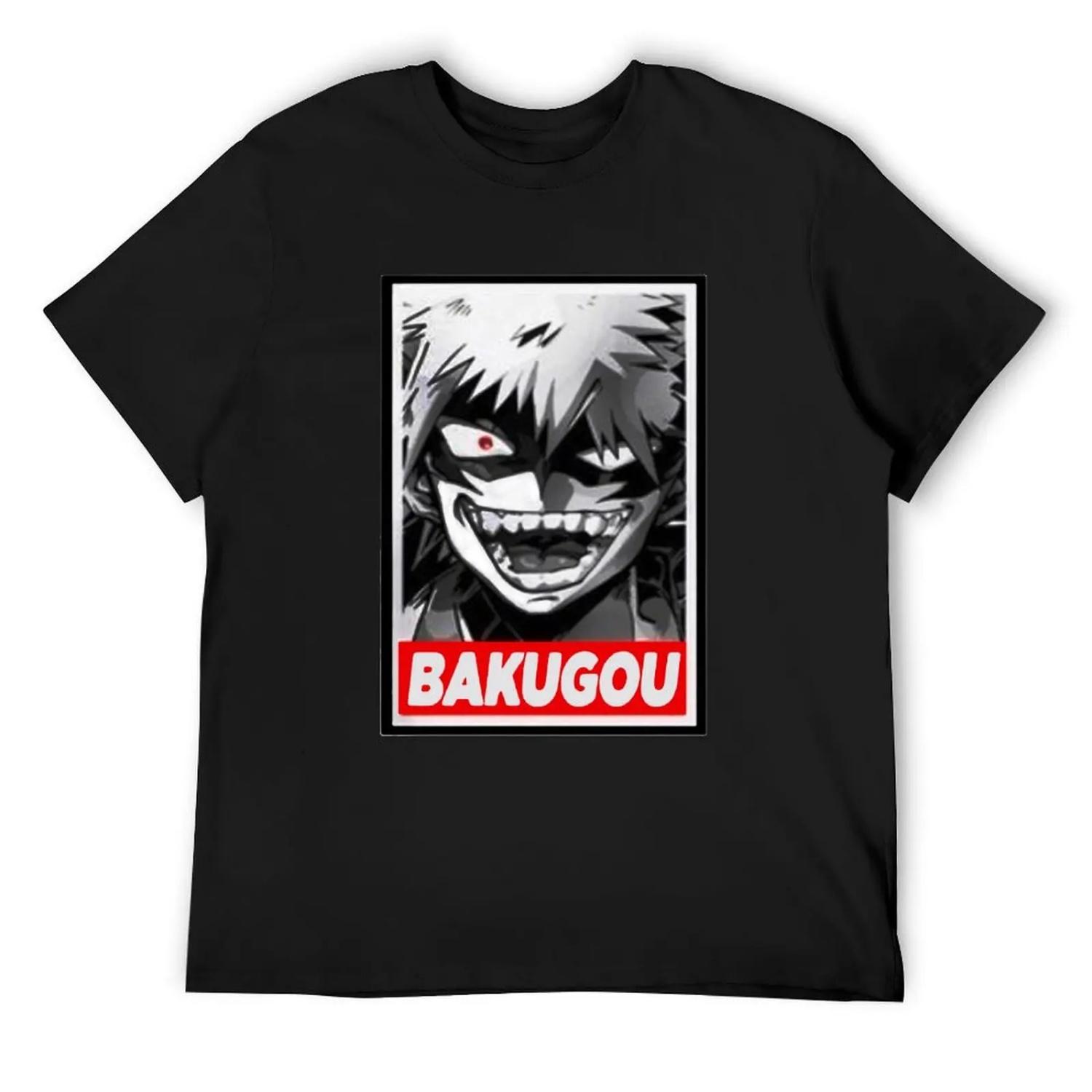 

bokugou academia T-Shirt street wear shirts graphic plus size tops T-shirts oversize Men s clothing XXXXXL чорний