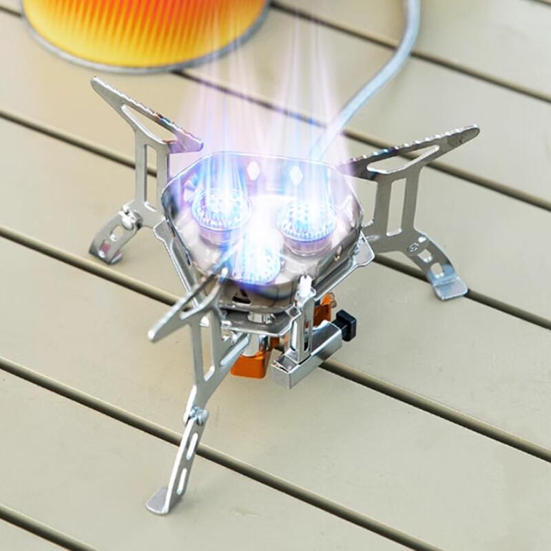 Beifu 8000W Portable Outdoor Triple-Burner Cassette Stove with Wind Shields