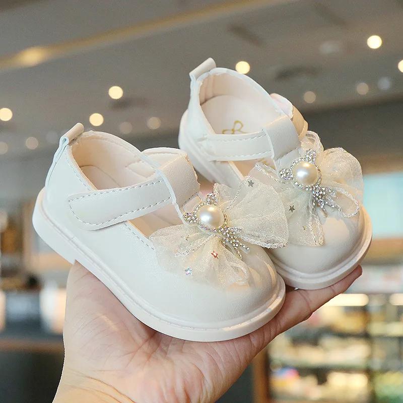 Baby Walker Spring Autumn Baby Soft Sole Baby Shoe Super Soft Princess Shoes Fashion Leather Shoe Infant Shoe Kid Shoes for Girl