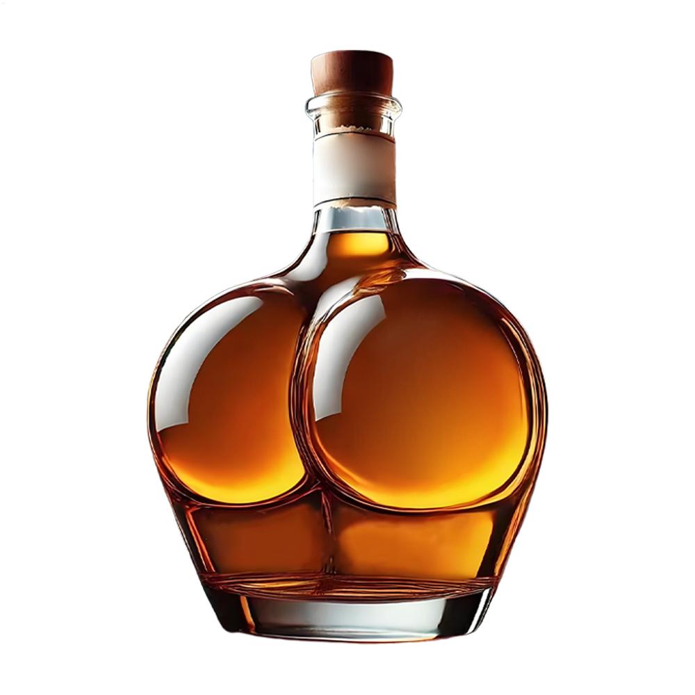 Creative Whiskey Bottle Decanter Realistic Novelty Glass Jug Liquor Bottle Whiskey Wine Brandy Scotchs Bourbon Vodka Decanter