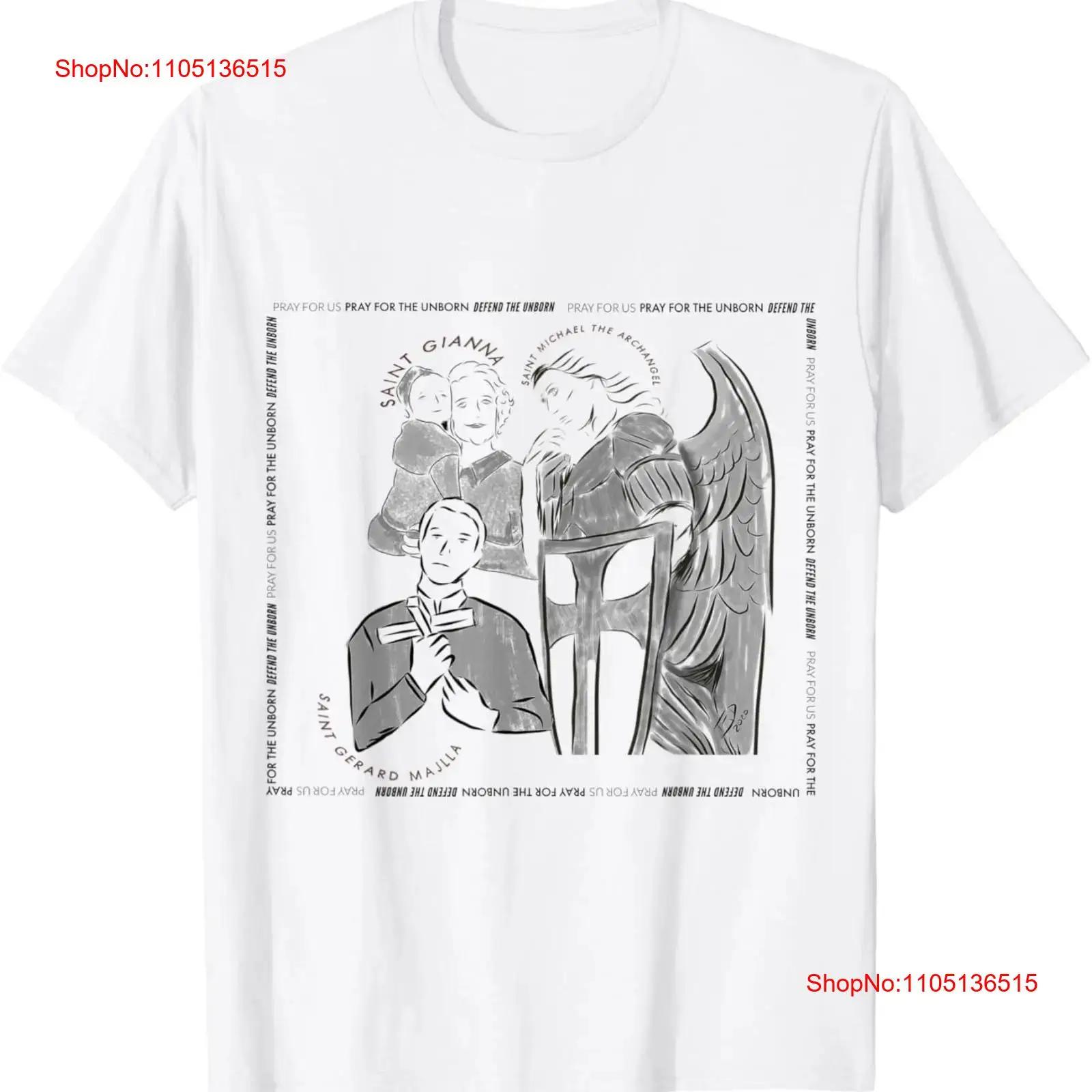 

PRO LIFE Statement Apparel St Michael Gianna Gerard T Shirt vintage Washed Versatile Top For Everyday Wear graphic Slightly 5XL різнокольоровий