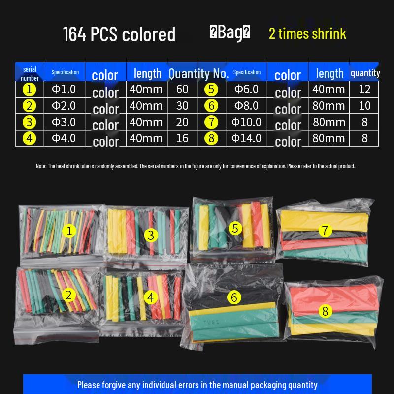 Colored Heat Shrink Tubing for Wire Insulation and Protection