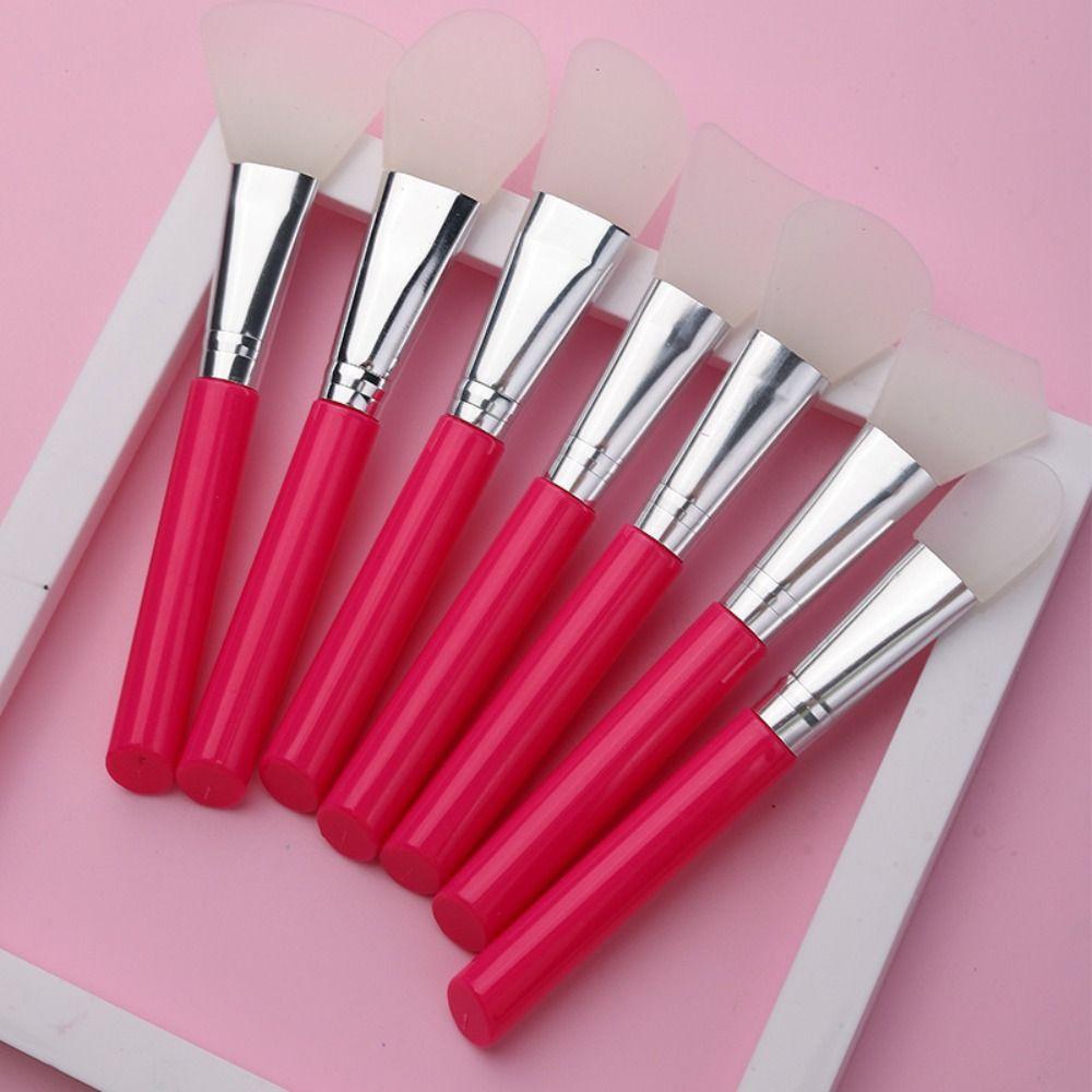 7Pcs DIY Silicone Mask Brush Set Makeup Brush Facial Mud Mixing Brush Reusable   Women