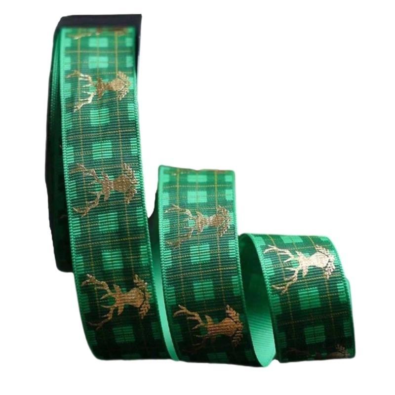 Elegant Förpackningsband för Festdekoration Jul Polyestertyg Band