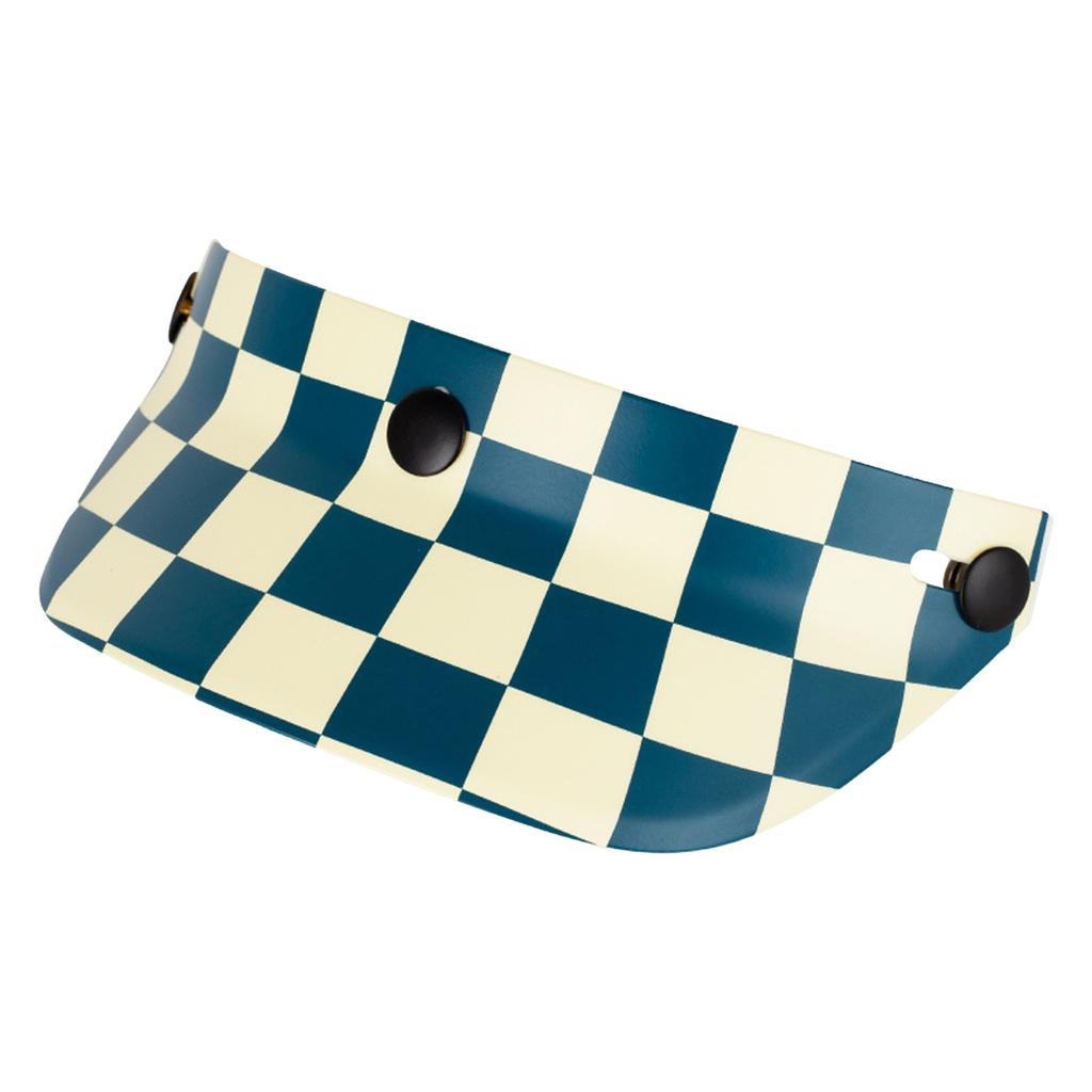 Windproof 3 Snap-Button Visor Shield Lens Visor Flip Up Wind Shield for Open Face Motorbike Helmet Anti-UV Fog Universal