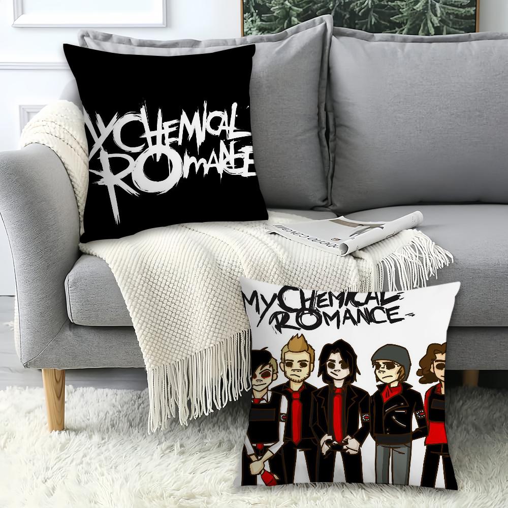 Band M-My C-Chemical R-Ro M-Mance Pillow Case Office Cushions Suitable For Sofa Car Bedroom Decorative Cushion Cover