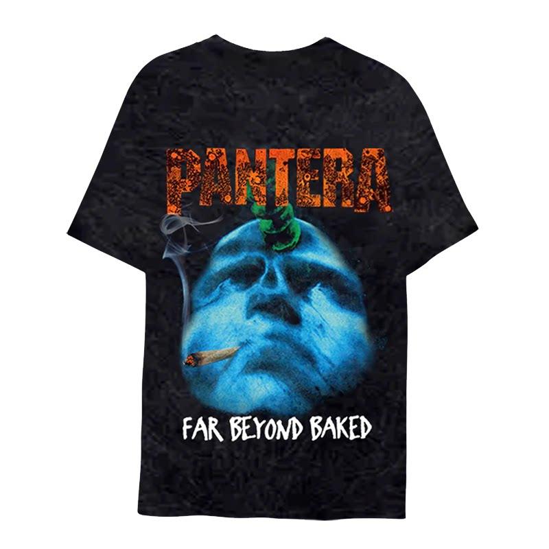 Rare Pantera Band's Dark Rock Punk Vintage Classic Album American Men's Short-sleeved T-shirt
