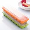 CHAHUA 16-Grid Silicone Ice Cube Tray with Lid