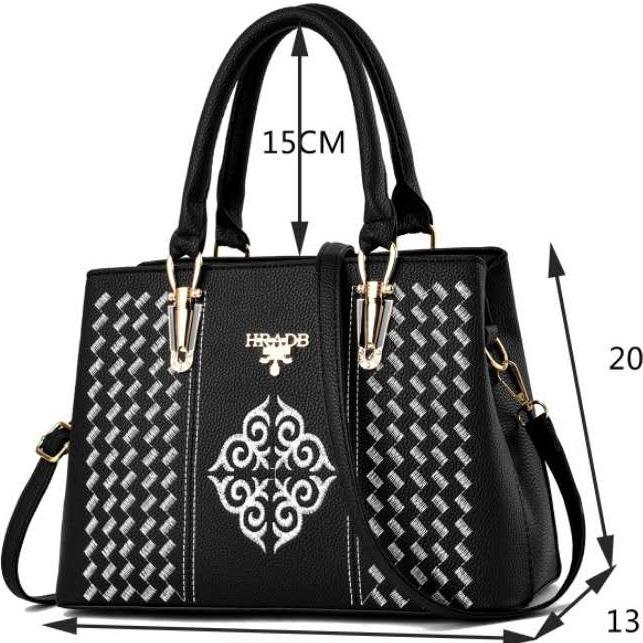 

New fashion women s bags, textured large-capacity embroidery bags, crossbody shoulder handbags, one piece will be sent on behalf of others.