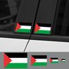 3 Pezzi Adesivi per Auto Bandiera Palestinese Auto Moto Decorazione Fai da Te Adesivo in PVC Impermeabile Decalcomanie Stilizzate Accessori Esterni per Auto