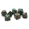 7-piece Dragon Pattern DND Dice Set, Multi Sided D4 D6 D8 D10 D12 D20 Dices Ideal Gift for Desktop Games, Birthdays, and Festiva