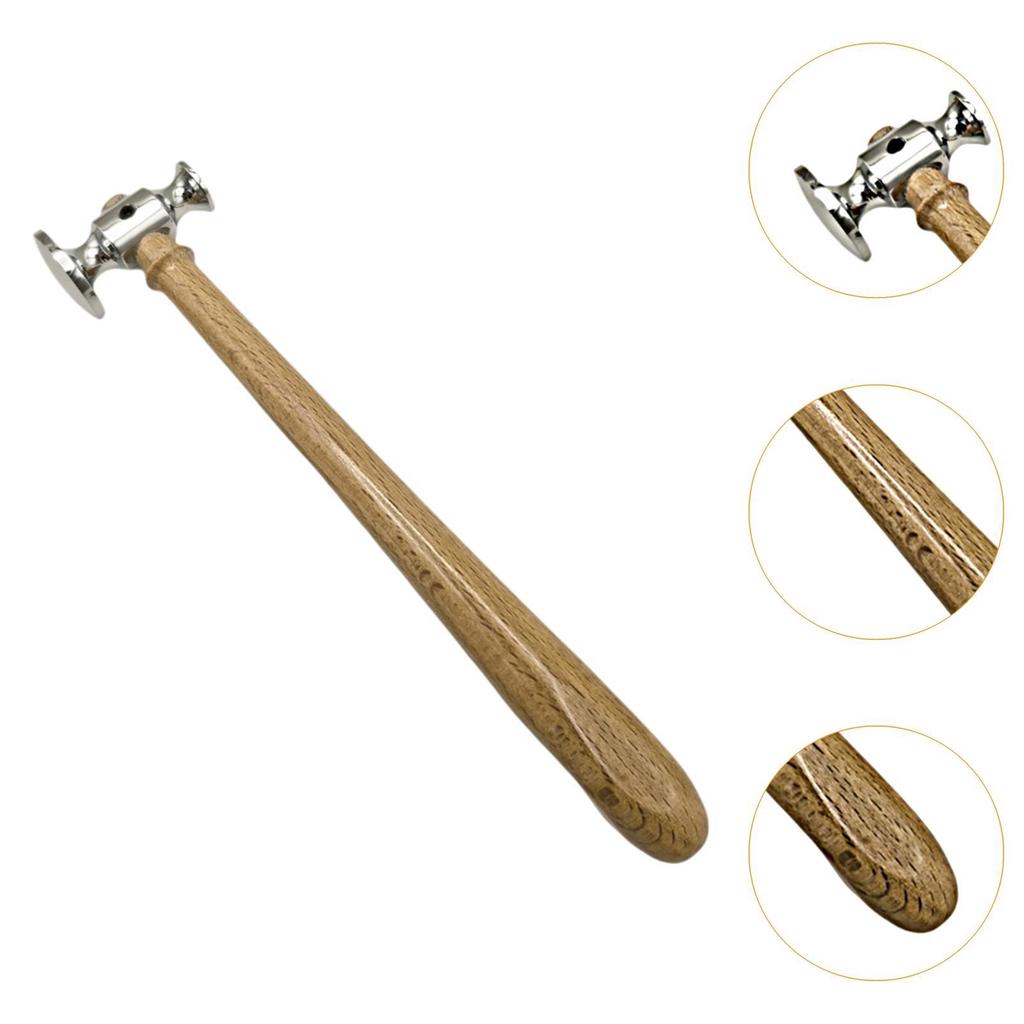 Guitar Fret Hammer Lightweight Fretboard Installation Tool Double Headed for Bass Mandolin String Instruments Home Ukulele