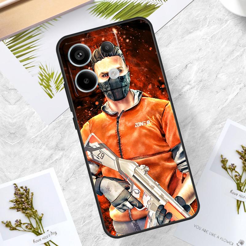 Hot Game STANDOFF-2 Case For Xiaomi Redmi Note 13 11 8 9 10 12 Pro 12S 11S 10S 9S Redmi 13C 9C 10C 12C Funda