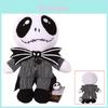 Hochwertige Polyesterfaser Jack Skellington Plüschpuppe Ideal für Weihnachtsfeiern