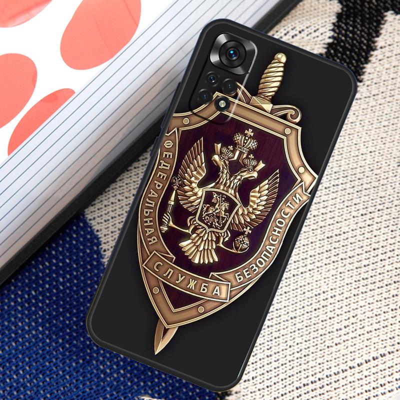 Russia National Police Logo Case For Xiaomi Redmi Note 11 10 8 9 12 Pro Note 11S 10S 9S 8T Redmi 10 10C 12C 9C 9T Cover