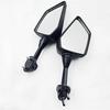 Motorcycle Black Left and Right Rearview Side Mirror For KAWASAKI NINJA 250R EX250 2008-2013