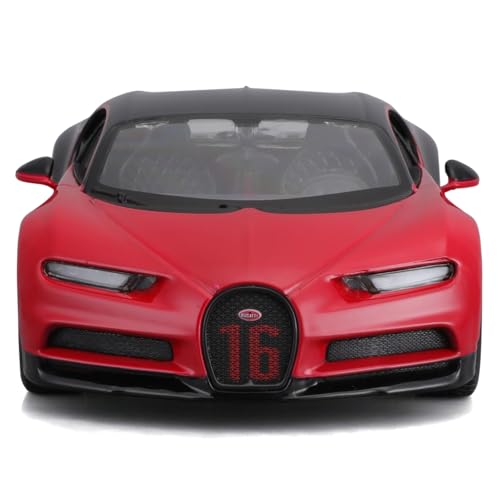Maisto 1/24 Bugatti Chiron Sport Red / Diecast Model Car, Finished Product 31524