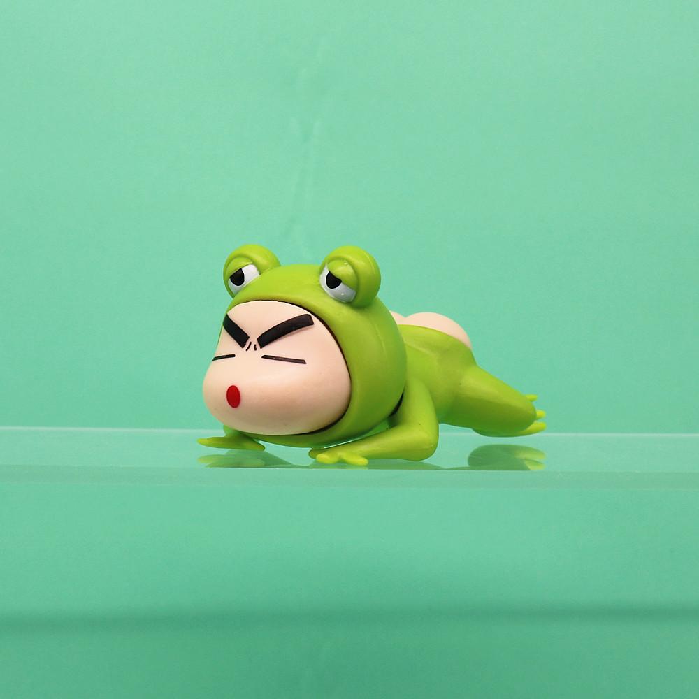 Fun Crayon Shin Chan Frog Tiger Cow Giraffe Shaped Animal Theme Model For Collectors