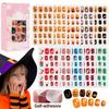 120Pcs/Set Cute Self-adhesive Nail Tips Press On False Nails for Children DIY Nail Art Kids Gift