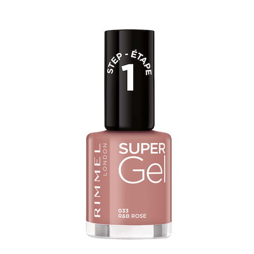 Rimmel Super Gel Lasting Finish Nail Polish - R&B Rose Shade, 12ml