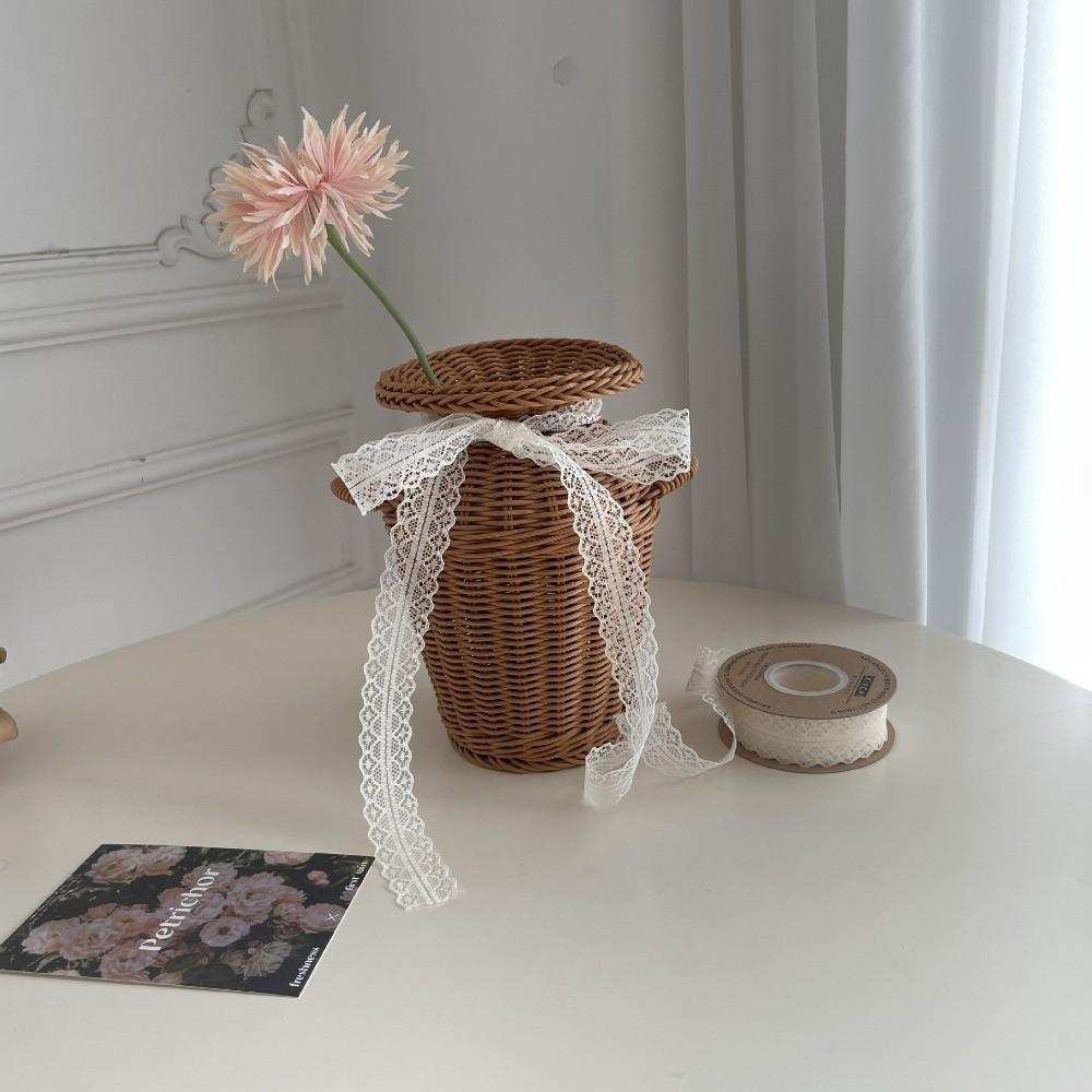 Soft Texture Lace Webbing Cut Out Lace Flower Bow Ribbon New Gift Decorative Ribbon Gift Wrapping