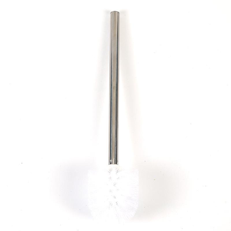 Household Plastic Stainless Steel Toilet Brush Bathroom Cleaning Brush Plastic Toilet Cleaning Brush