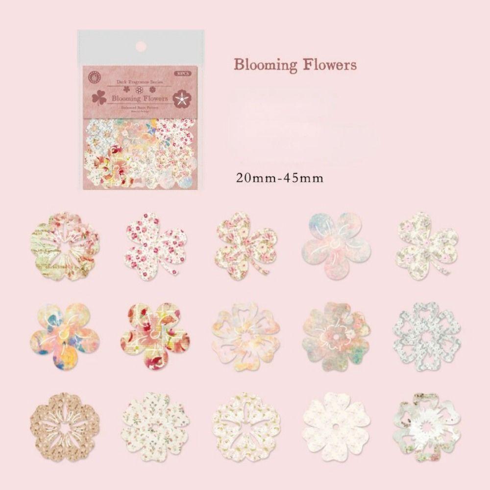 

30 шт./уп. Пакет материалов «Луна», полый кружевной материал, цветок, ретро-рамка, коллажный материал, для блокнота style 4