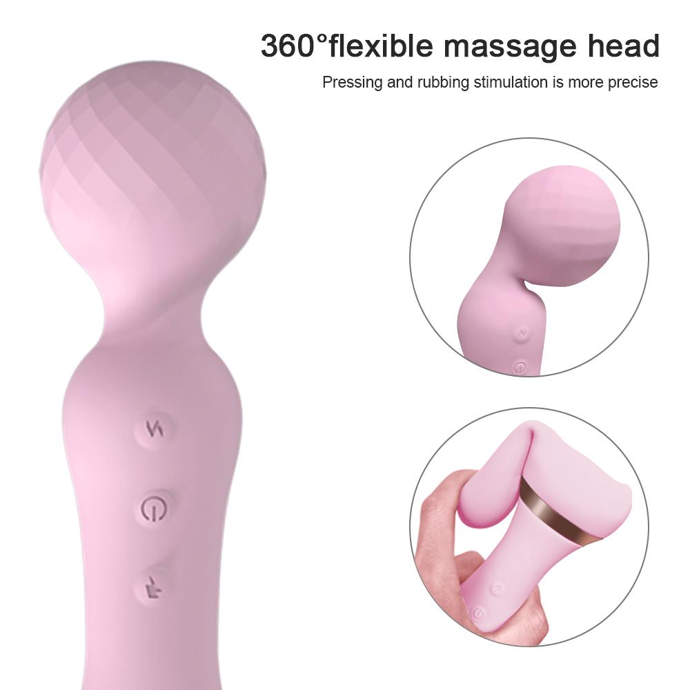 AV Magic Wand Dildo G-Spot Vibrator Female Clit Clitoris Stimulator Vaginal Massager Vibrating Goods Sex Toys for Women Adults