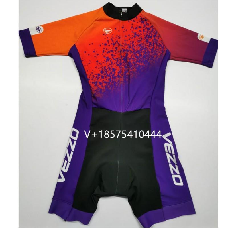 Tuta da Triathlon da Uomo Pezzo Unico Asciugatura Rapida Attrezzatura a Compressione Abbigliamento Protettivo di Sicurezza per Allenamento Ciclismo su Strada
