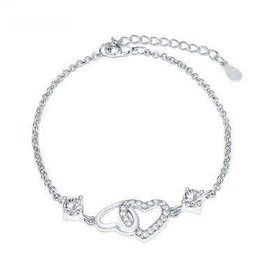 Andara Zircon Bracelet Jewelry Geometric Bead Chain Link Bracelets Fashion Fine Wedding Gift for Girlfriend Women