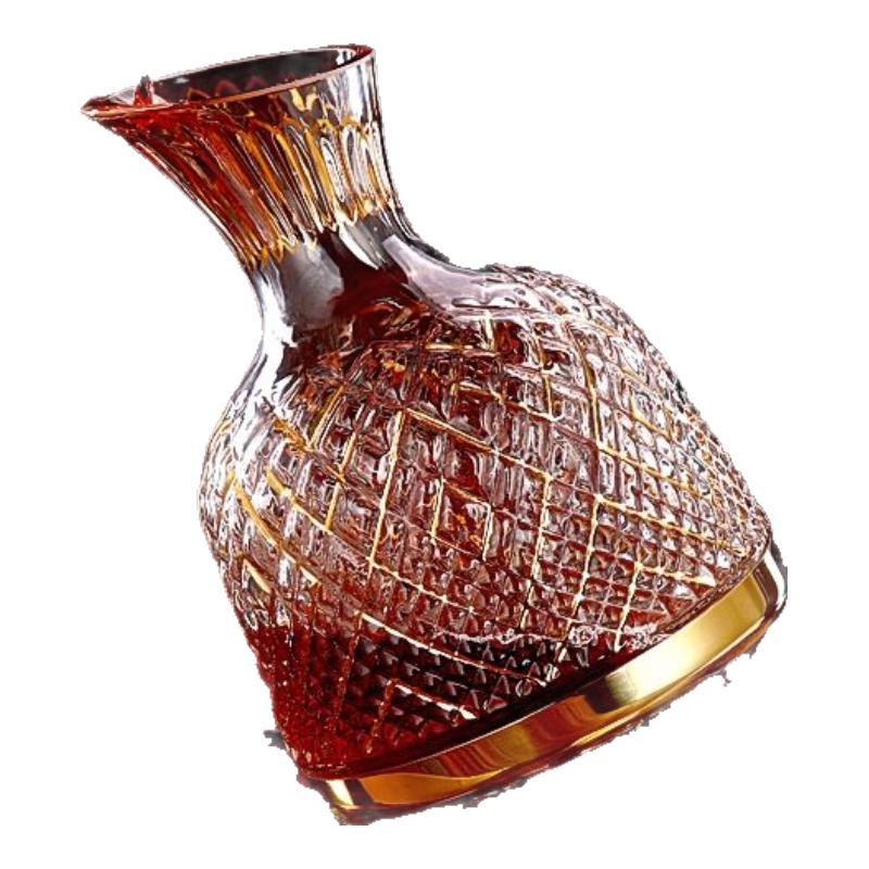 Luxury Golden Crystal Wine & Decanter Set