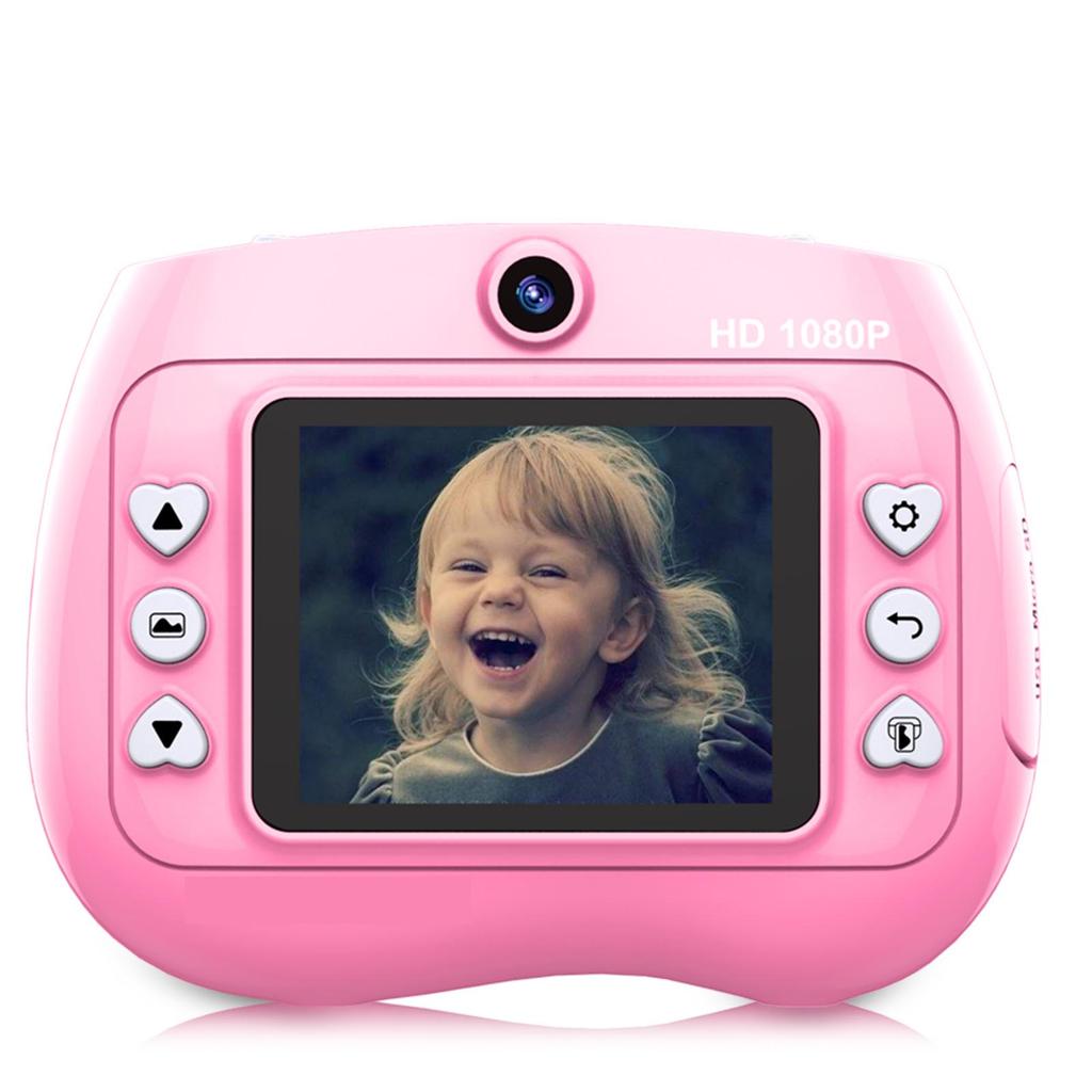 Kids   Print Camera 2 Lens 1080P Digital Video Camera for Kids Age 3+ Yrs Old 2.4 Inch Screen Toddler Travel Camera for Boys Girls with Color Pe