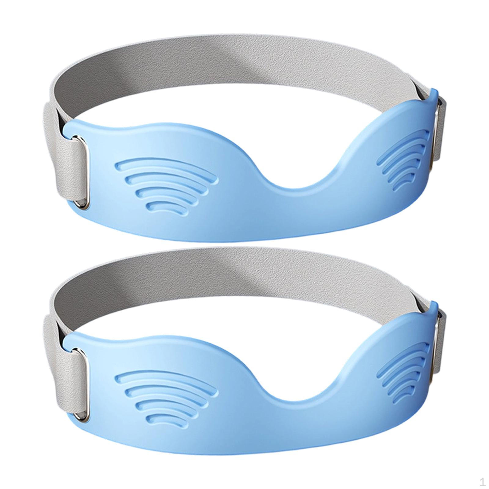 

2 шт. наколенники, ремни для поддержки надколенника, дышащая лента-стабилизатор для тенниса синий