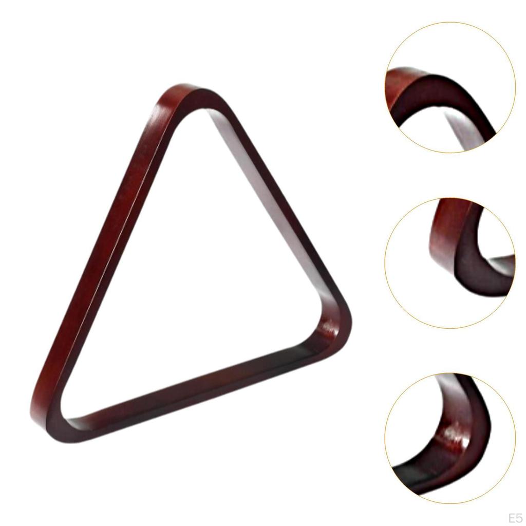 Billiard Table Triangle Rack for Pool Balls Wood Equipment