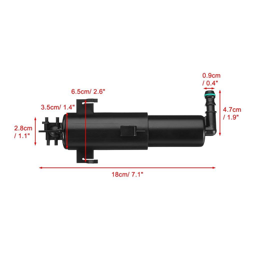 Side Headlight Washer Nozzle Cylinder Headlamp Sprayer Washer For BMW E70 X5 2007-2013 61677173851 61677173852 Wiper Nozzle Jet