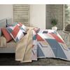 Parure de couette 3 Pièces réversible 260 x 240 cm King Size "Pepite" Coton Pur