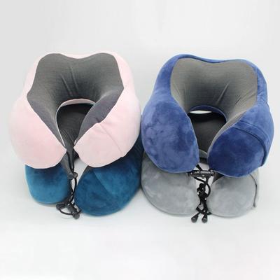 Travel Pillow U-Shape Pure Memory Foam Neck Pillow for Airplane Office Nap Cervical Pillows Flight Sleeping Head Neck Support