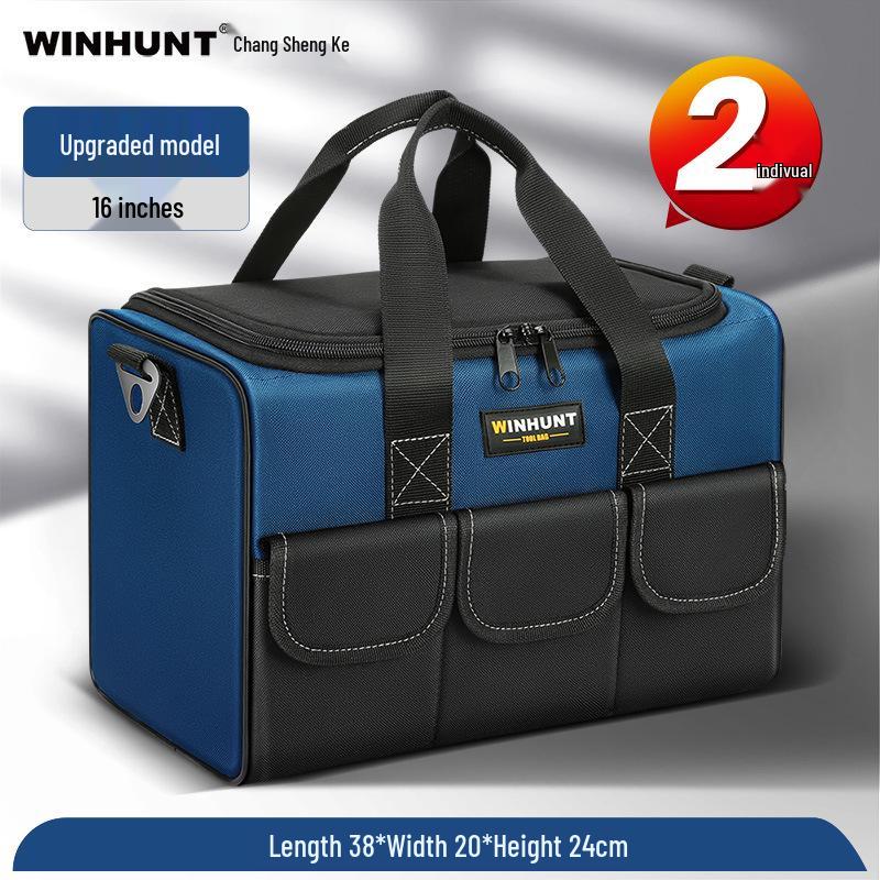 Everwinner Durable Canvas Electrician Tool Bag - Sturdy, Thickened, and Wear-Resistant