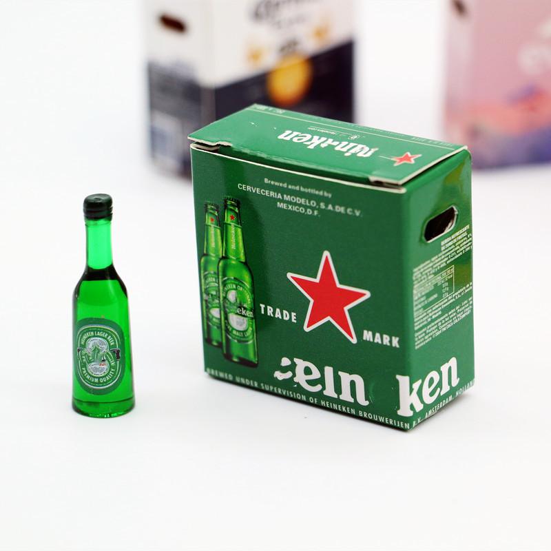 

Dollhouse Miniature Simulation Mineral Water Bottle With Box Drink Model Miniatura Play Kitchen Doll Supermarket Food Toy Props A5