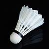 White Super Durable Outdoor Game foam Sports Badminton Balls Shuttlecock Goose Feather 12 Pcs