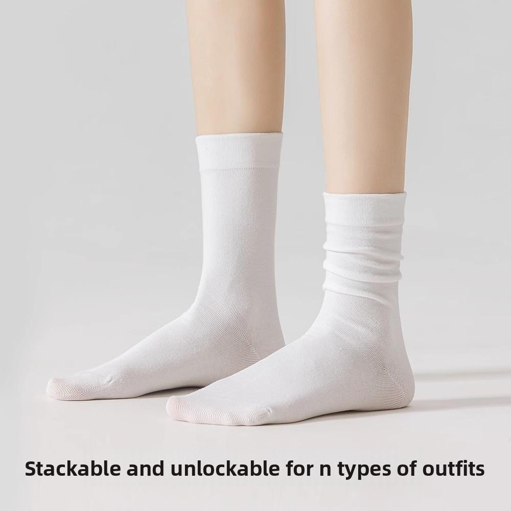 Dámské letní tenké druhy všech druhů bakteriostatických deodorantů prodyšné nohy bezešvé trubkové stohovací ponožky
