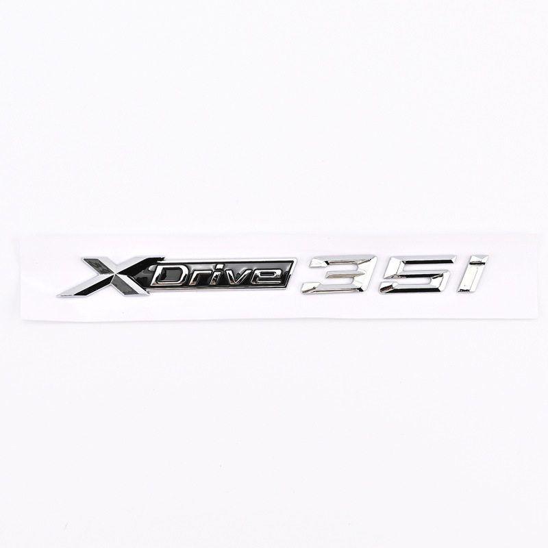 Zadní nápis kufru auta Originální náhradní štítek Pro BMW Xdrive 20i 25i 30i & GT - 18i 23i 28i 35i 40i 45i X1/X2/X3/X4/X5/X6/X7