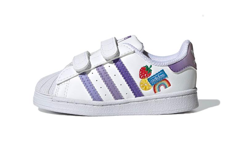 

Adidas Originals SUPERSTAR CF Comfortable Slip Resistant Abrasion Resistant Low top Skateboard Shoes Infant And Toddler GY3318 21