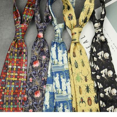 8 cm personalisierte, bedruckte handgebundene Krawatte